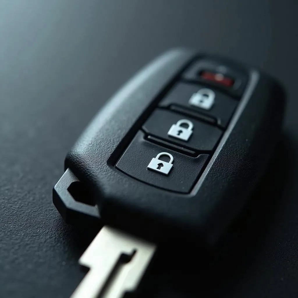 Car key with immobilizer chip