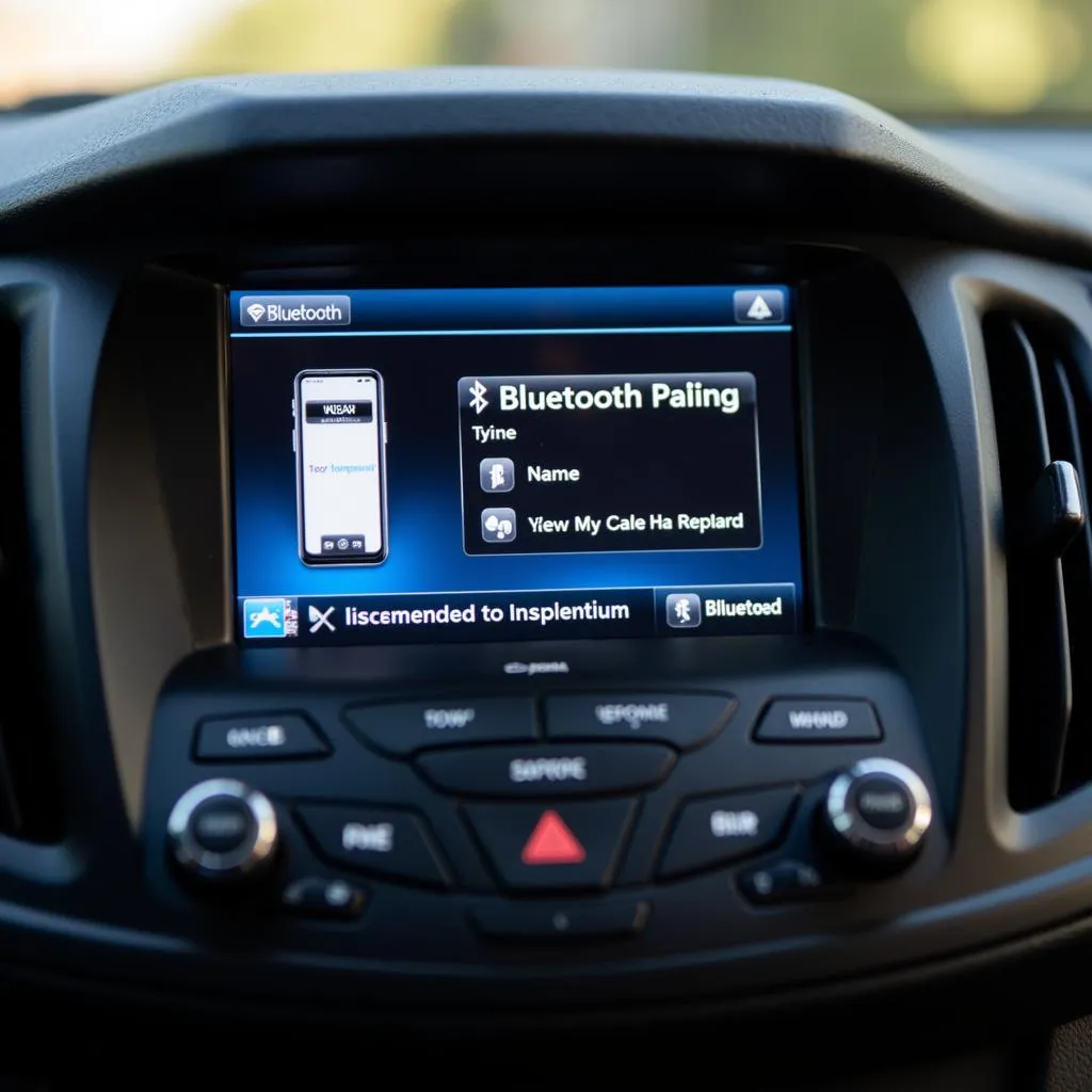 Car Radio Bluetooth Connection