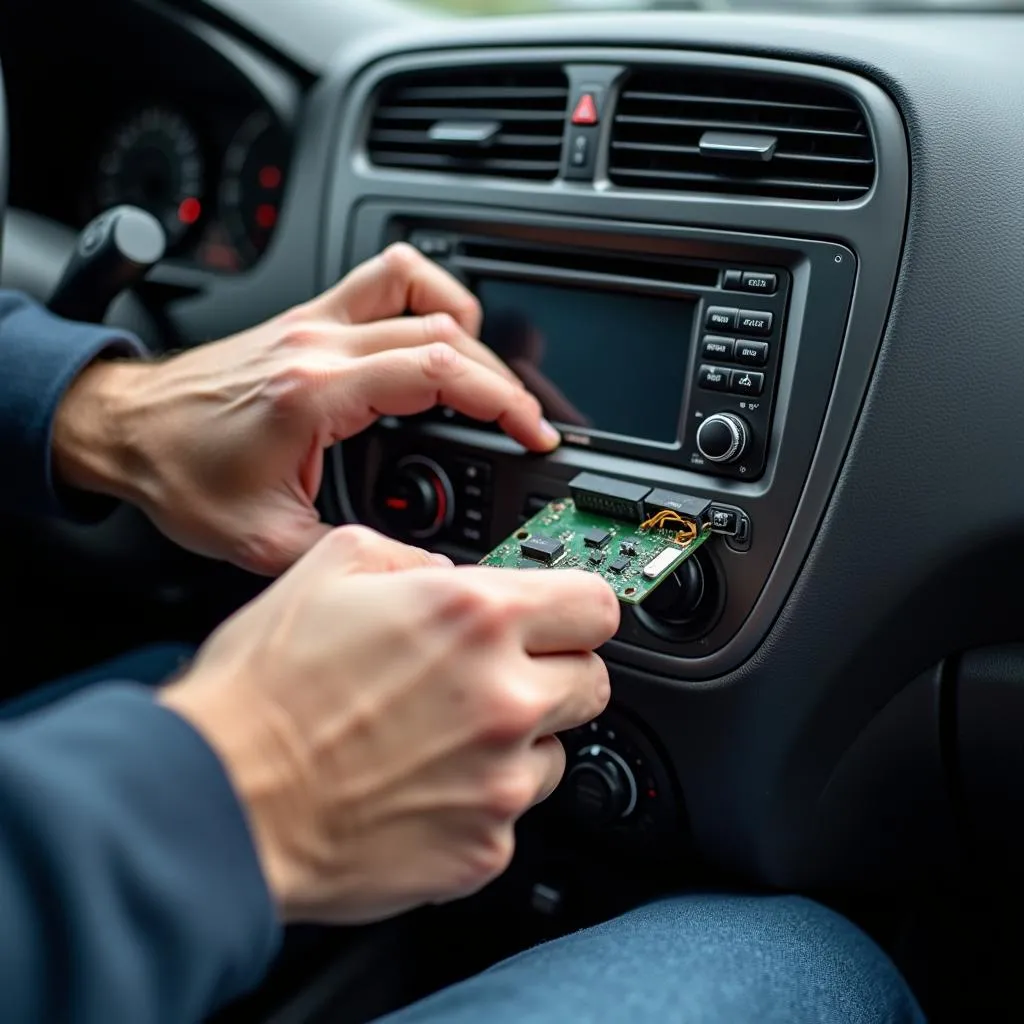 Car radio Bluetooth repair