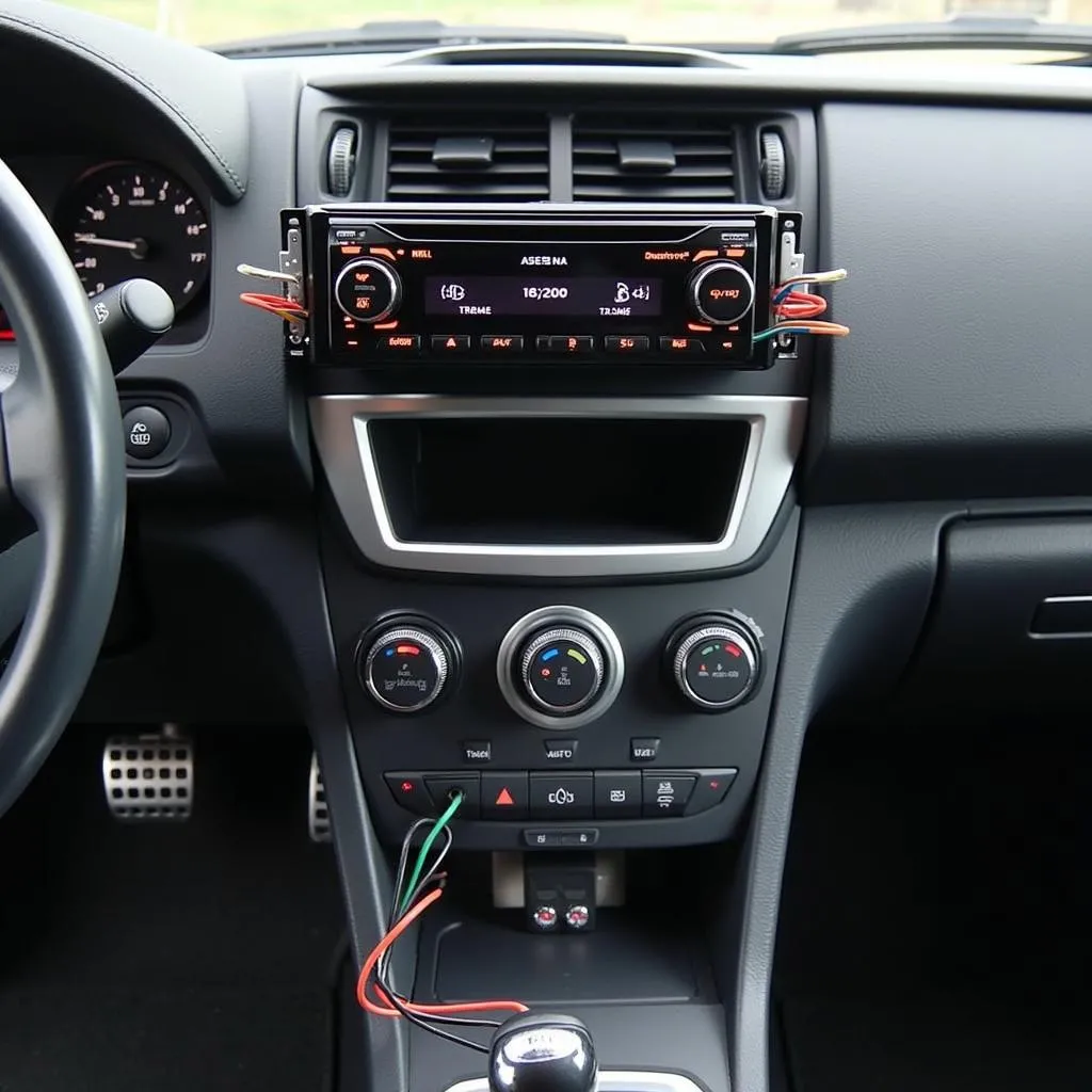 Car Radio Installation Process