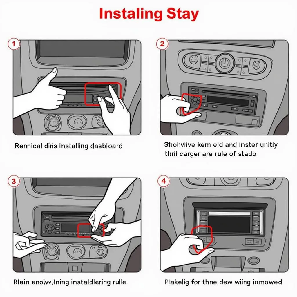 Car radio installation process