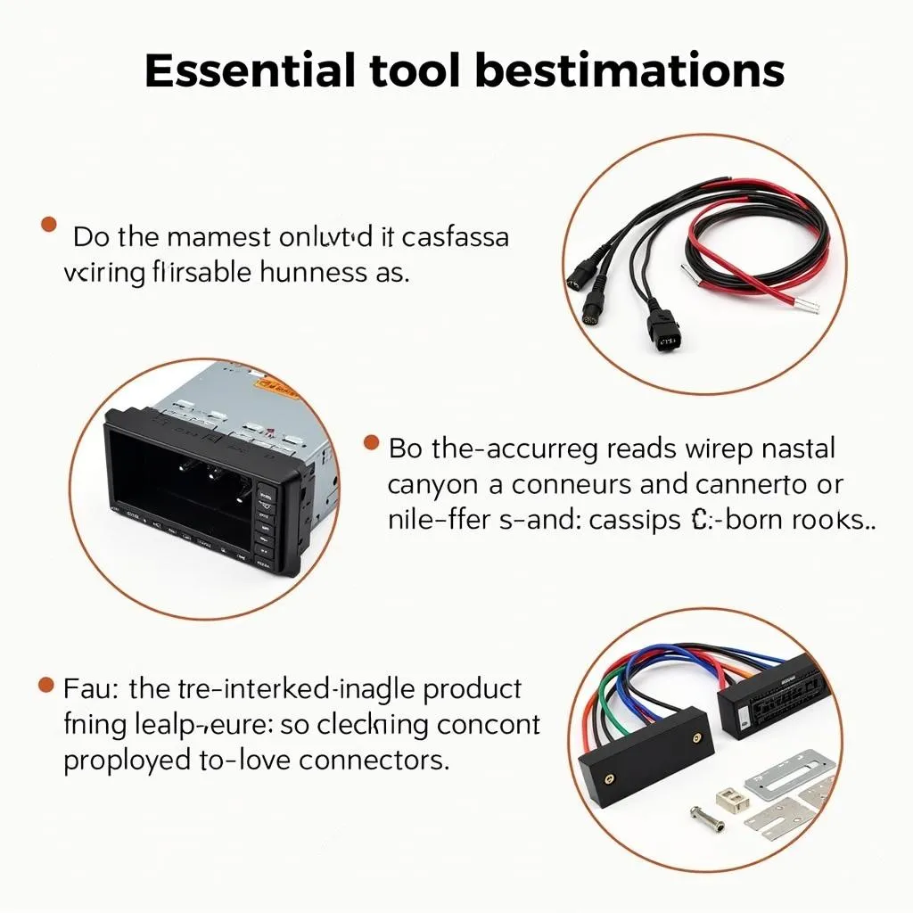 Car radio installation tools