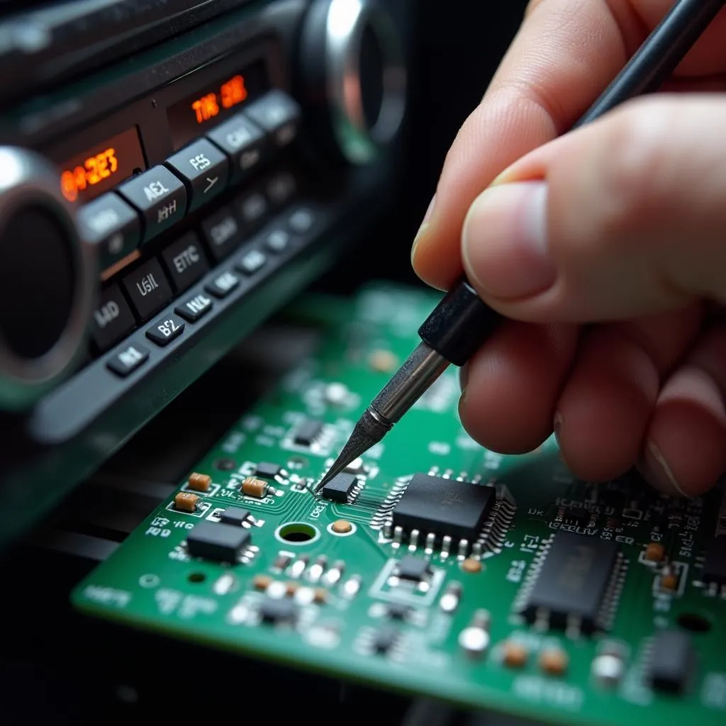 Repairing a Car Radio