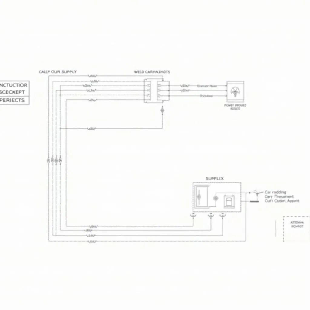 Car radio wiring diagram for troubleshooting