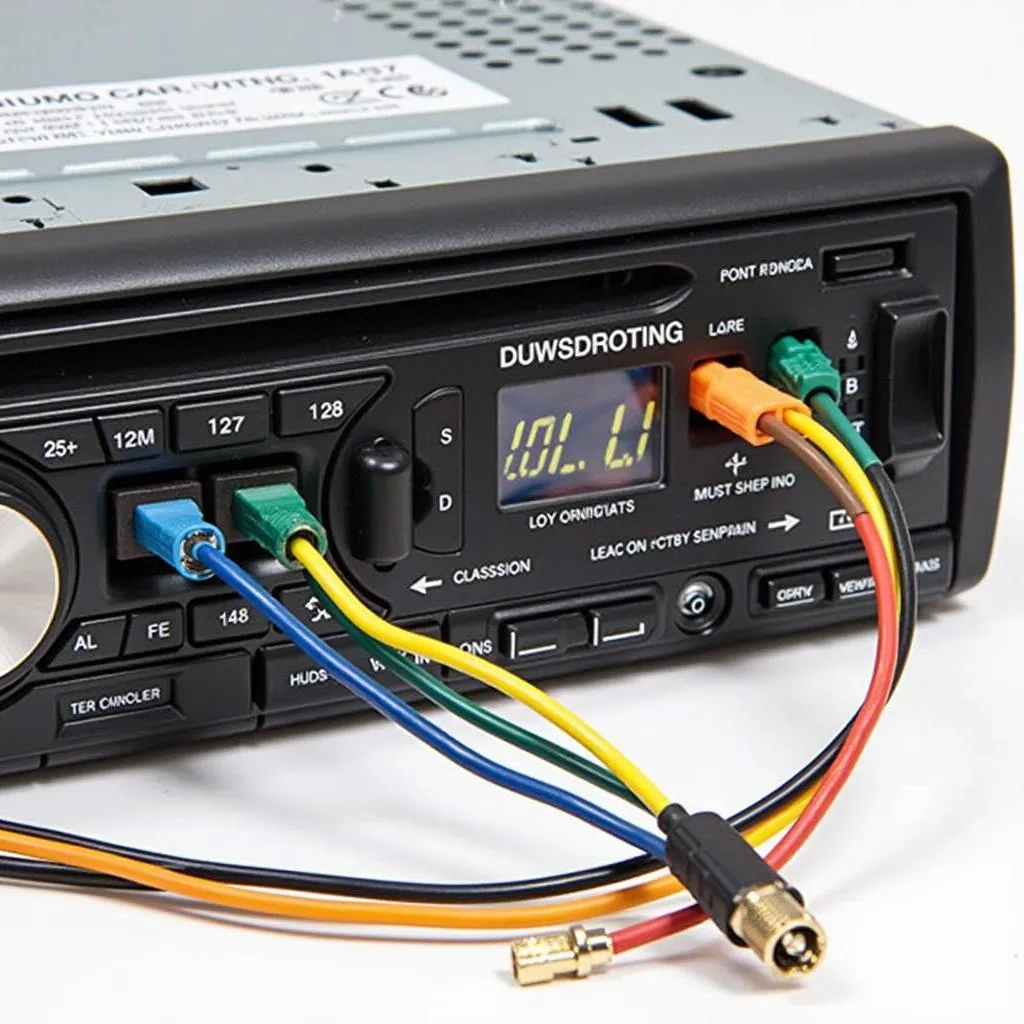 Car Radio Wiring Diagram