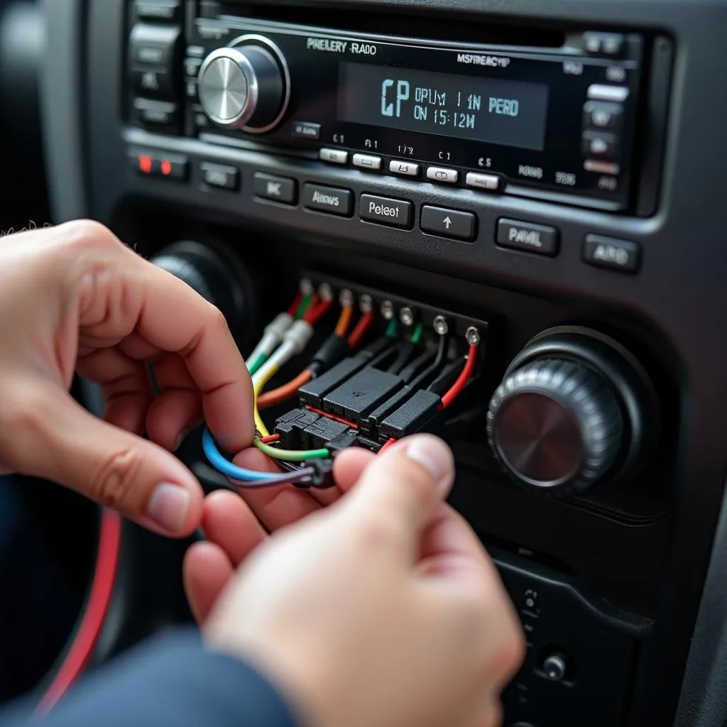 Inspecting the Car Radio Wiring Harness