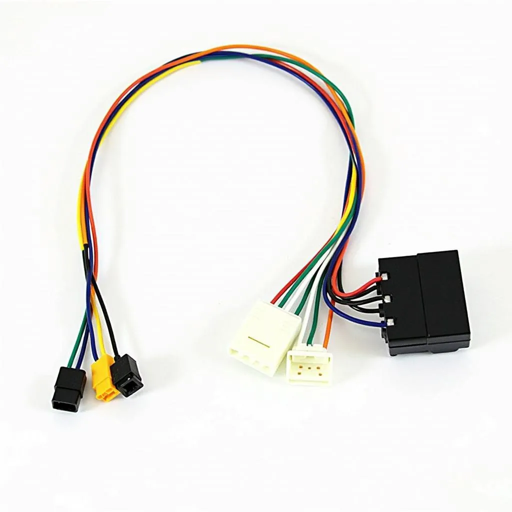 Car radio wiring harness adapter