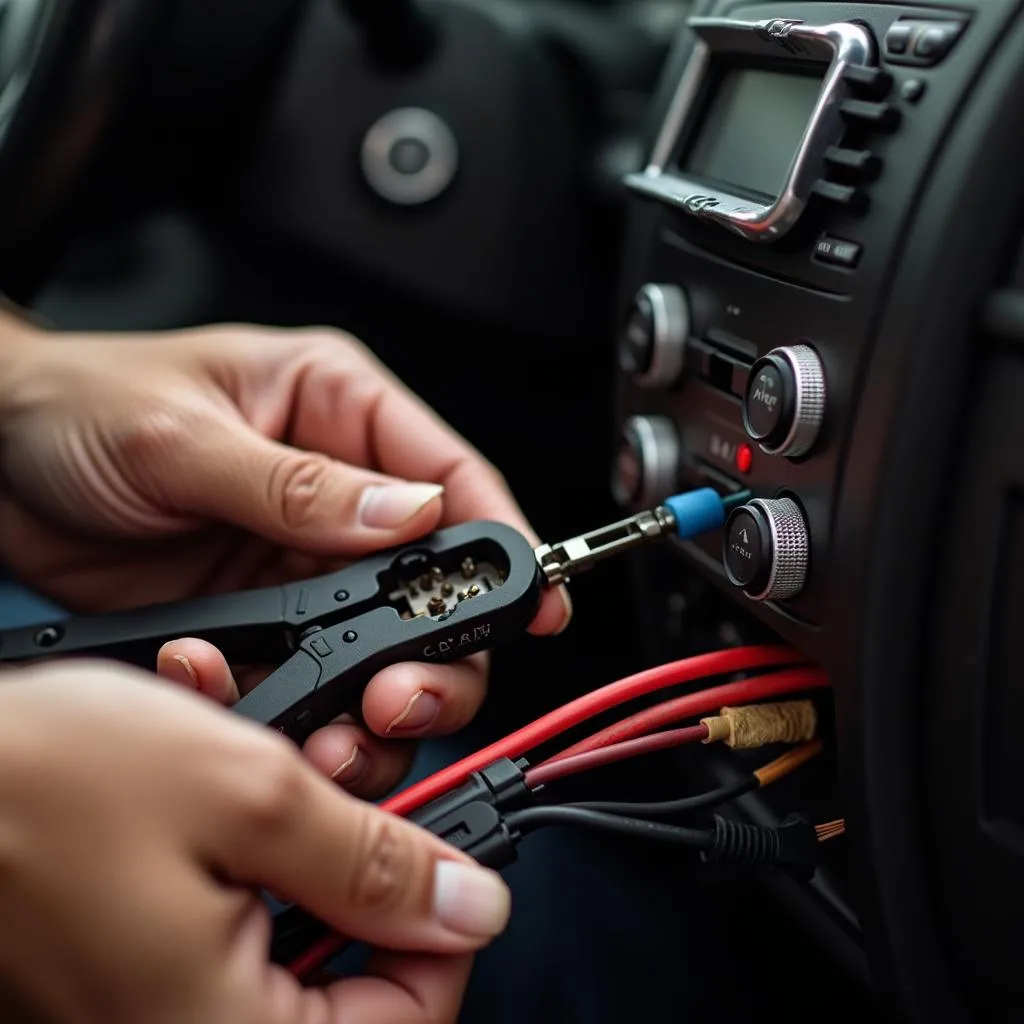 Repairing Car Radio Wiring