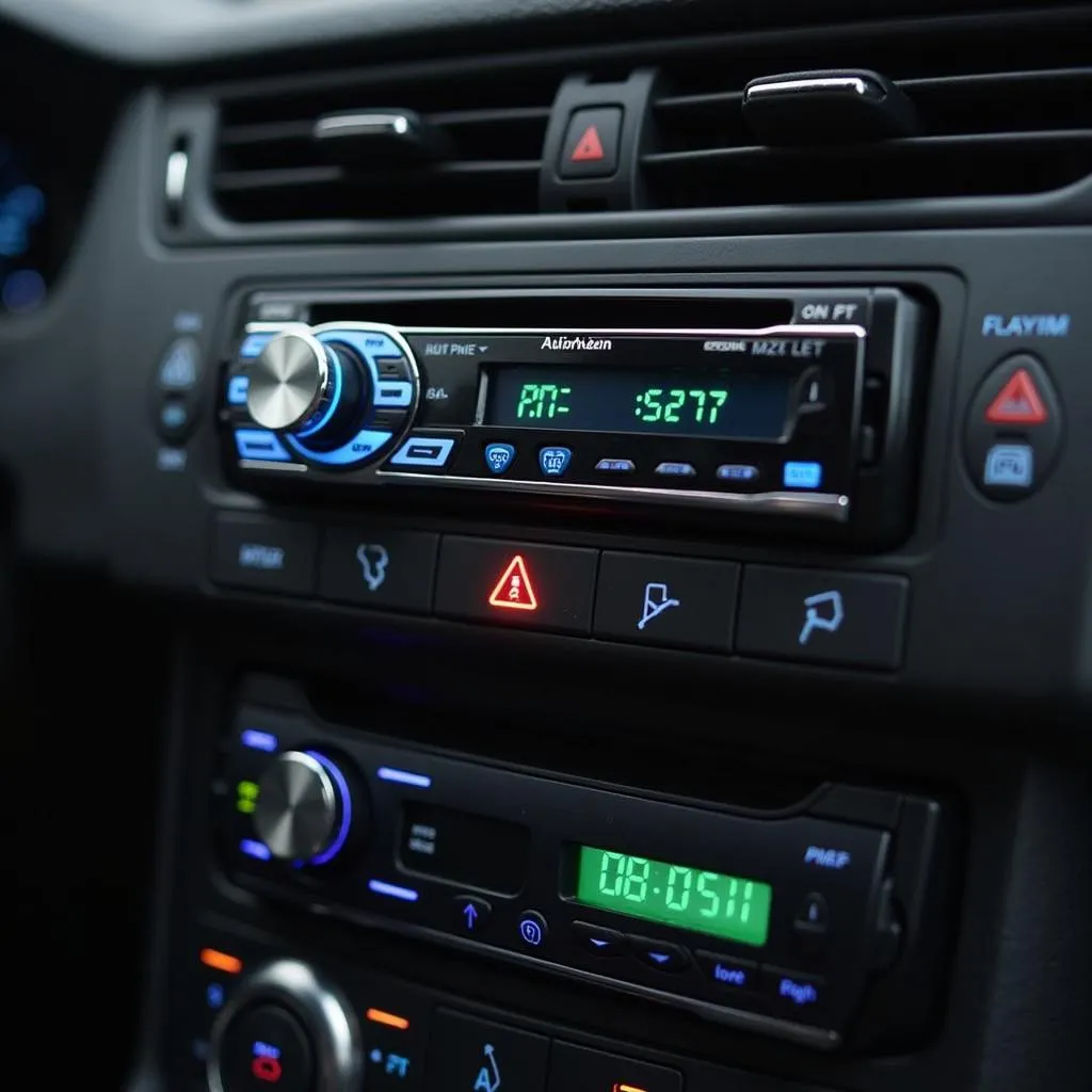 Car Radio with Anti-Theft Light