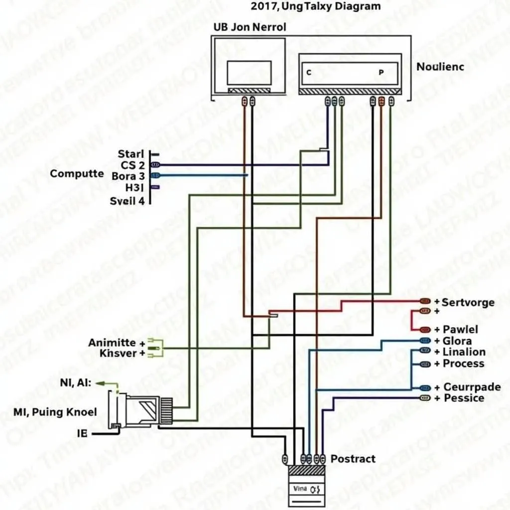 Car stereo wiring diagram