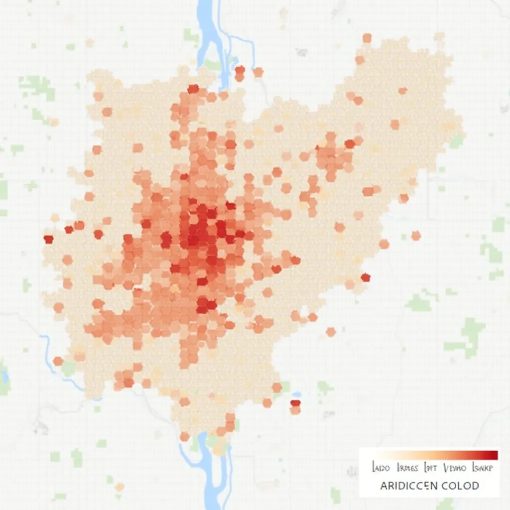 Map highlighting car theft hotspots