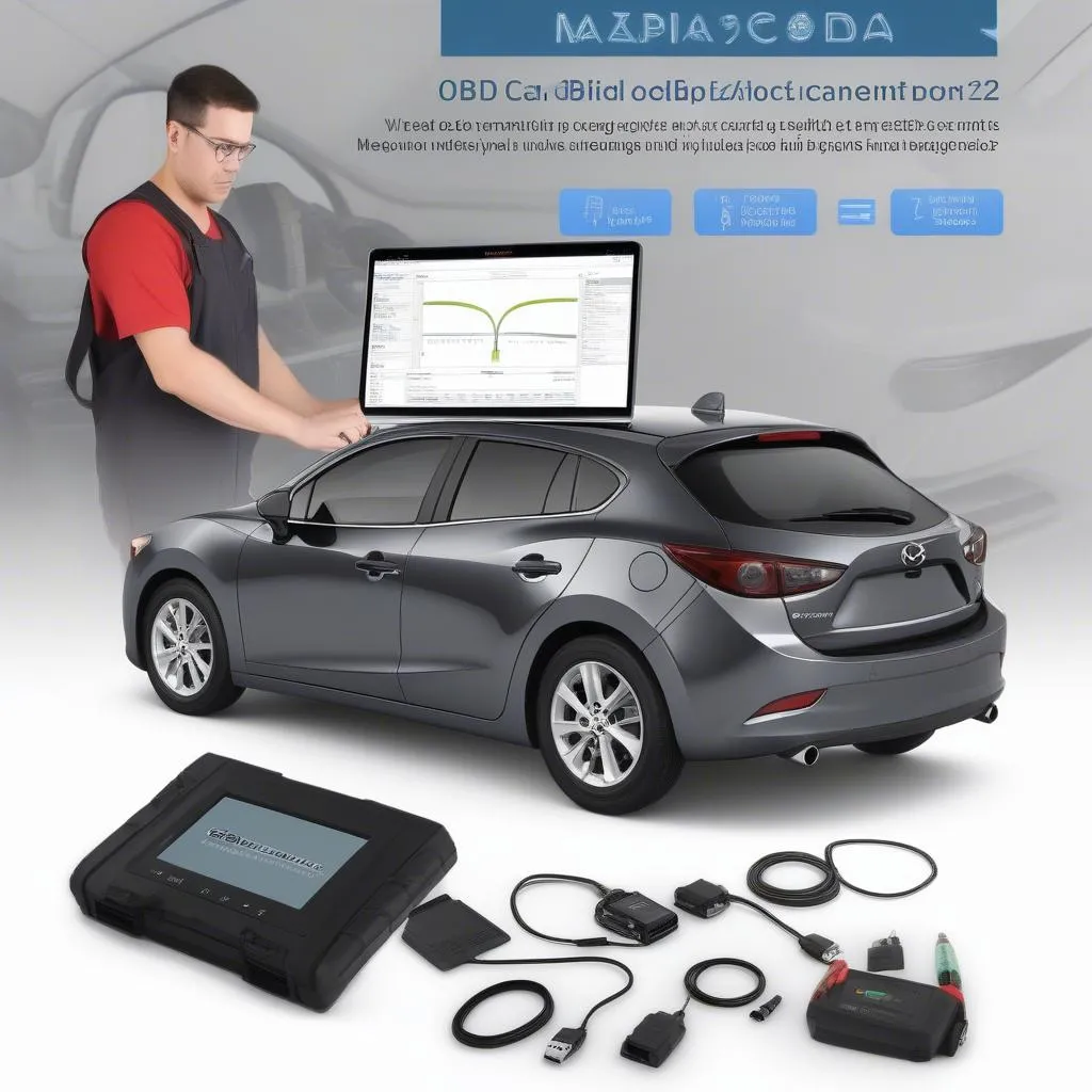 Cardiagtech OBD2 Scanner for Mazda 3 Diagnostics