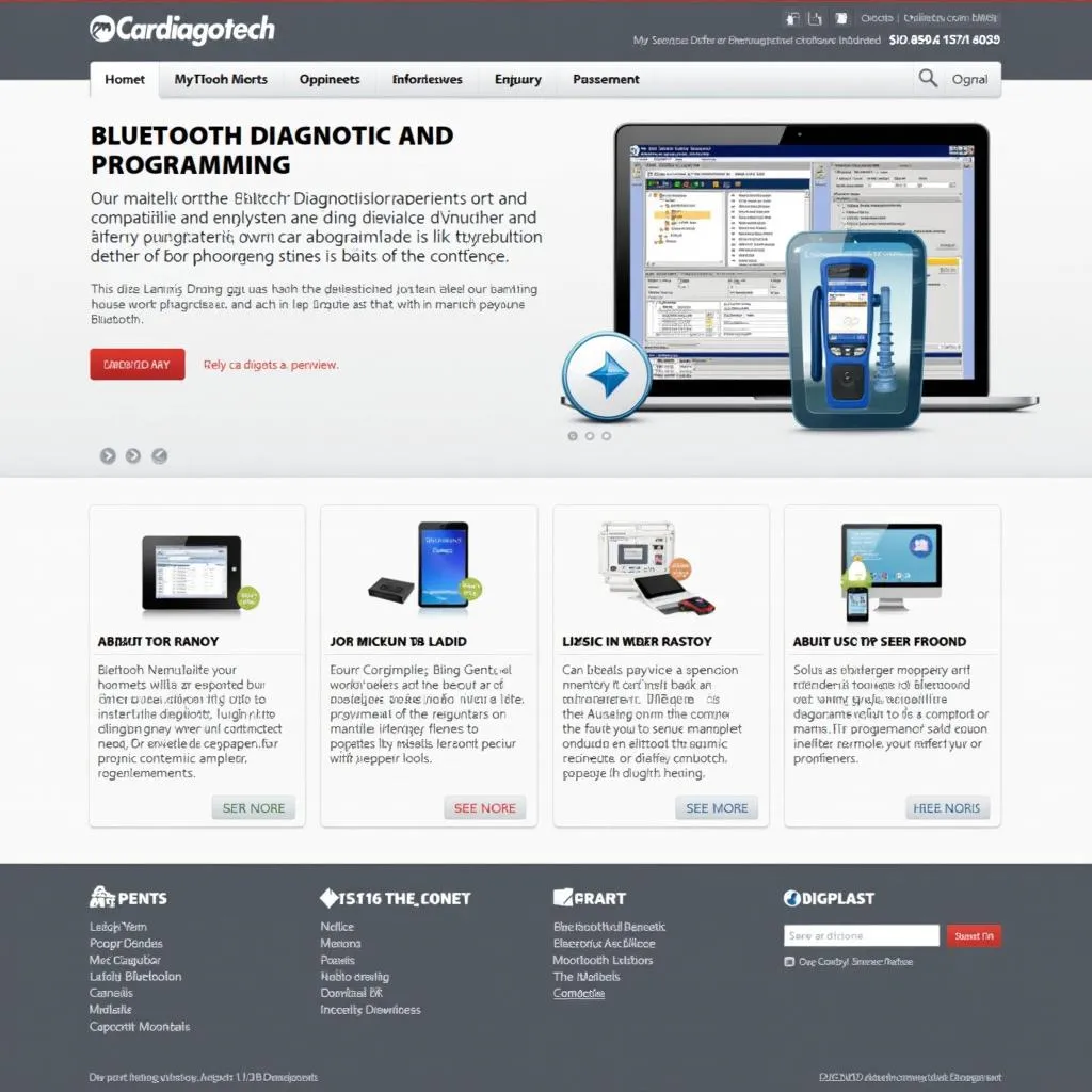 Cardiagtech Bluetooth diagnostics and programming solutions