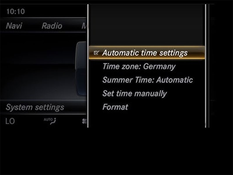 How to Fix and Change Timezone on Mercedes Clock