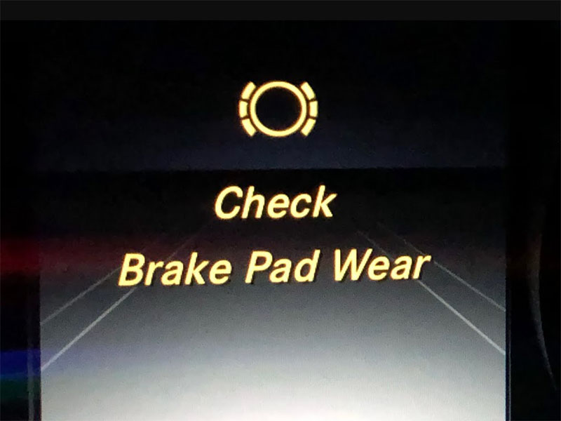 Reset Check Brake Pad Wear Warning on Mercedes Online Service