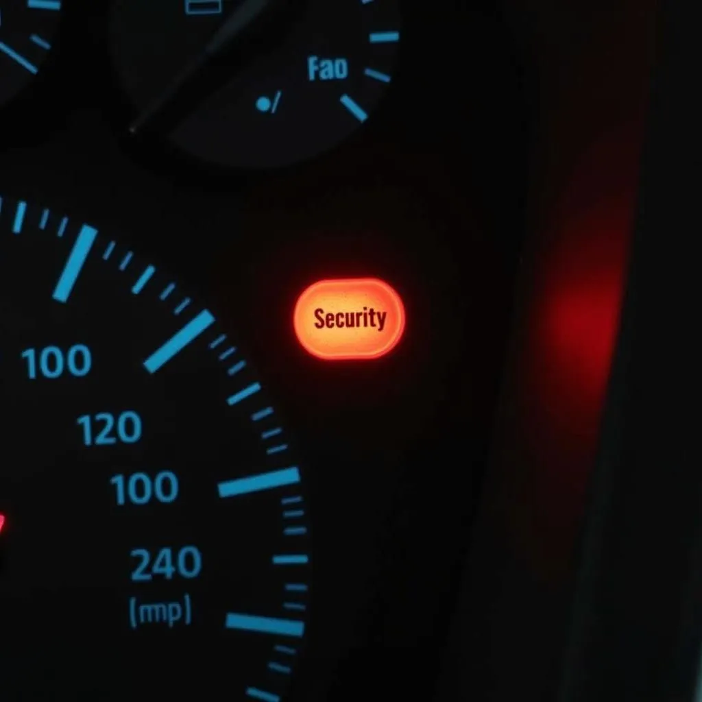 Chevy Cobalt Dashboard Security Light