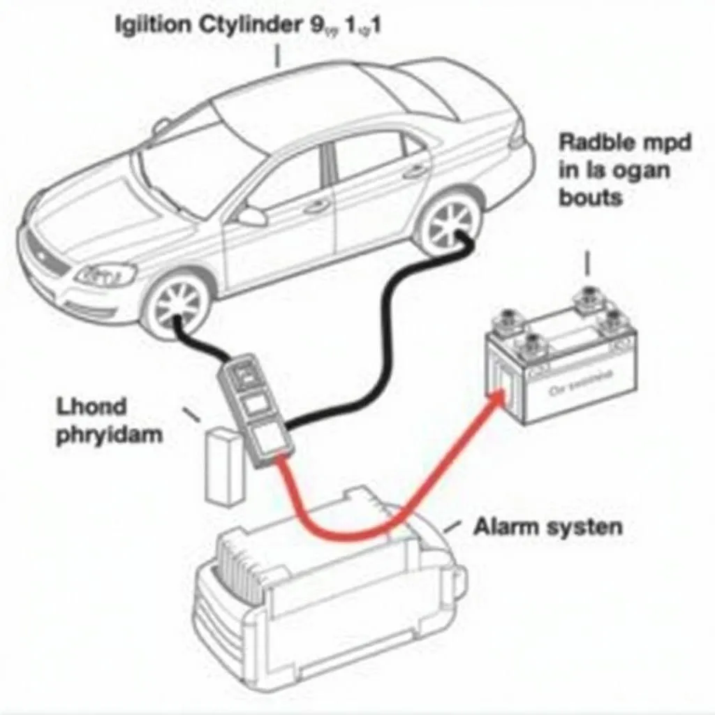 Chevy Malibu Anti-Theft System Components