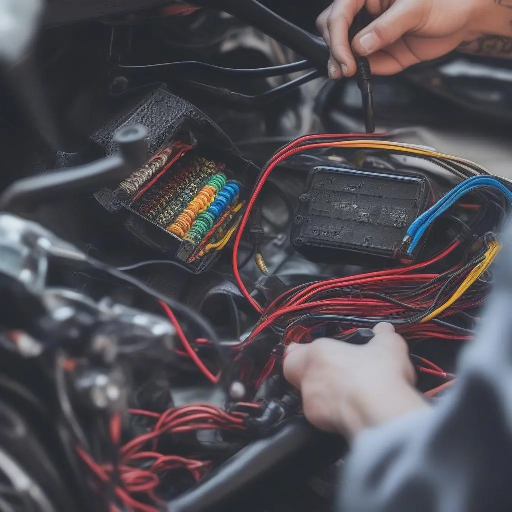 Motorcycle Alarm Wiring