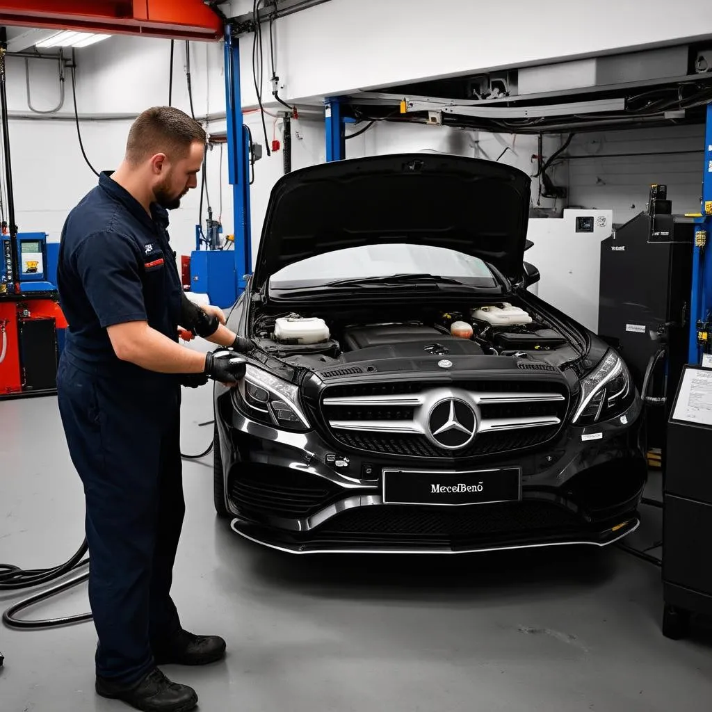 Mercedes Diagnostic Rig