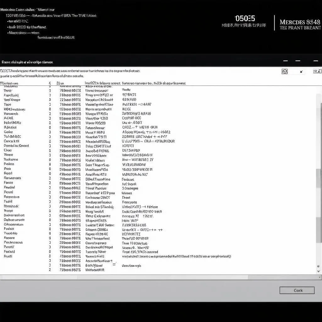 Diagnostic Trouble Codes