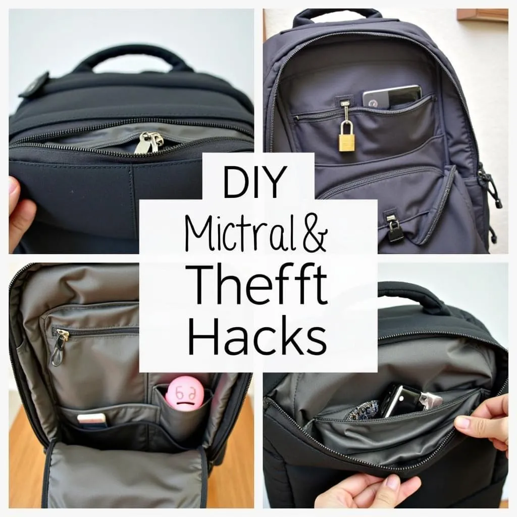 DIY Anti-theft Backpack Hacks