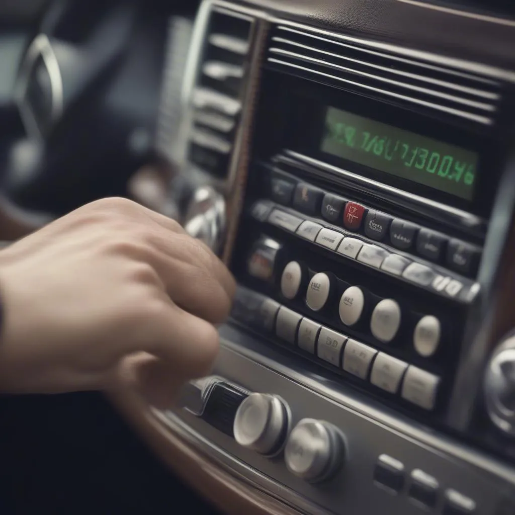 Entering the Anti-theft Code on a Honda Radio