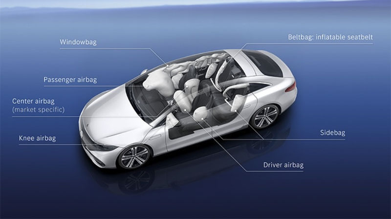 Mercedes-Benz SRS Airbag Warning Sensor 