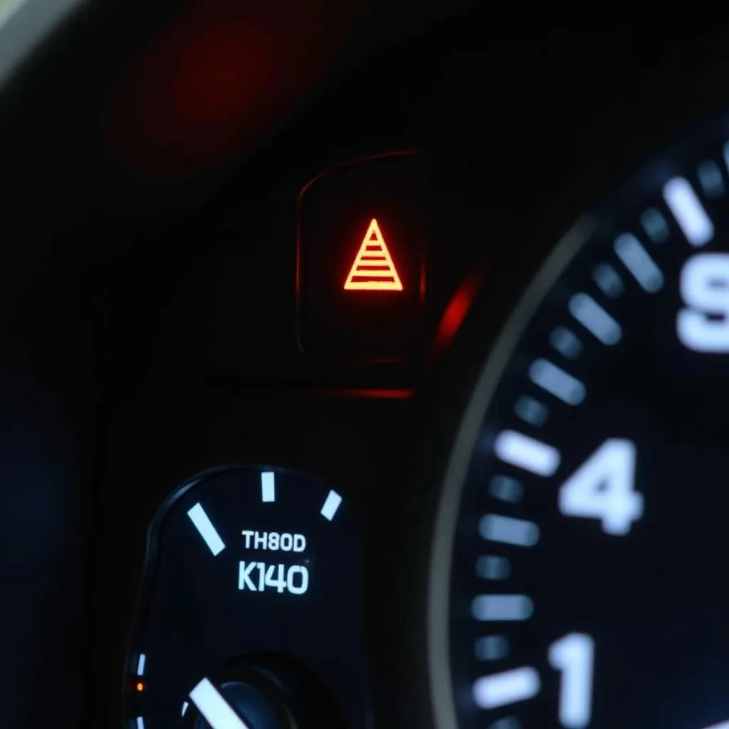 Ford Expedition dashboard with warning lights illuminated