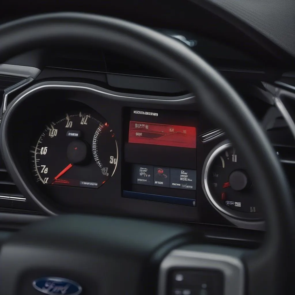 Ford F-150 anti-theft light on the dashboard