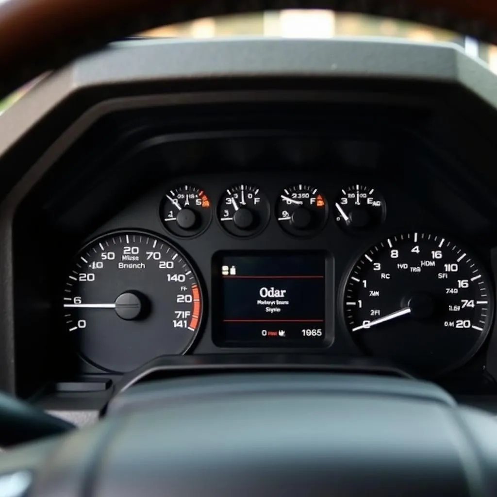 Ford F-250 Dashboard