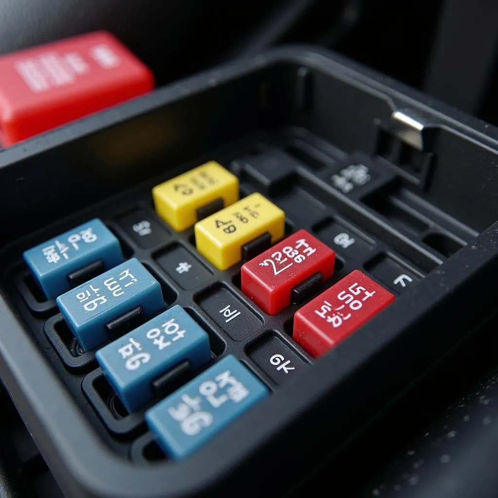 Car fuse box diagram