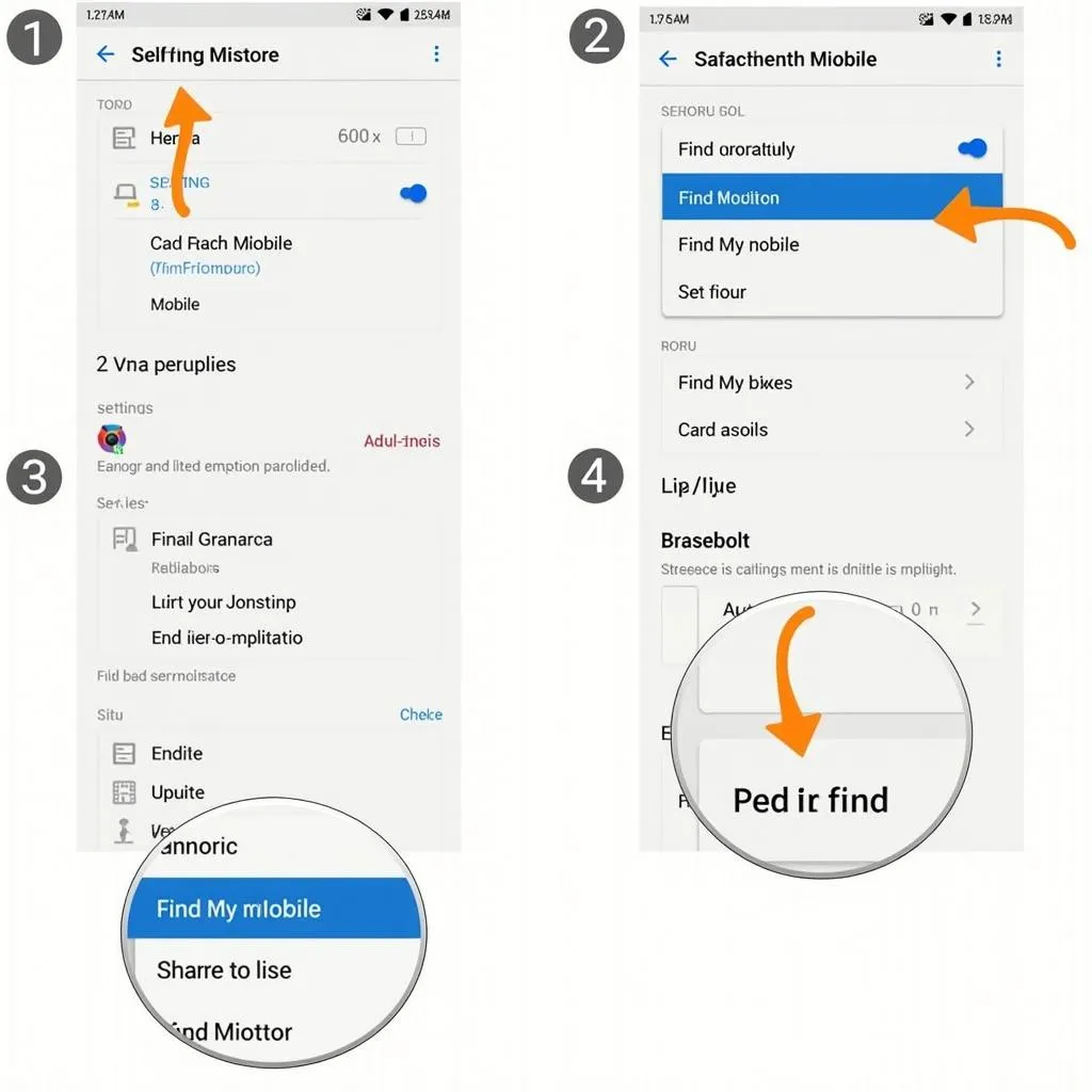 Samsung Galaxy S8 Settings - Security - Find My Mobile