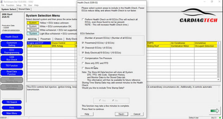 Toyota Techstream Software Version 18 Select VCI