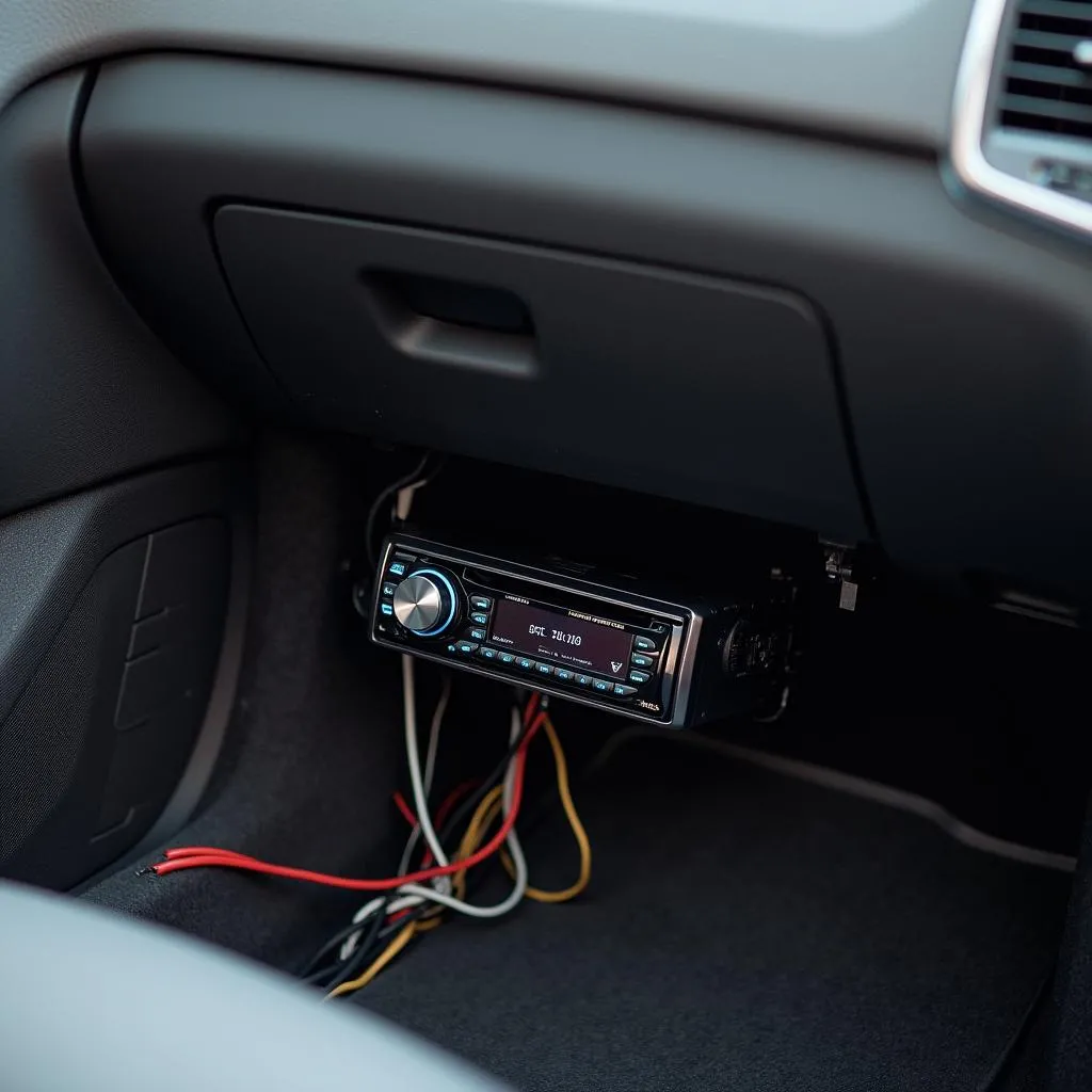 Hidden Car Radio Installation