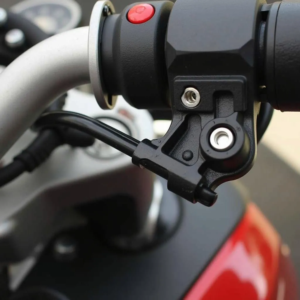 Honda CM400T Steering Lock