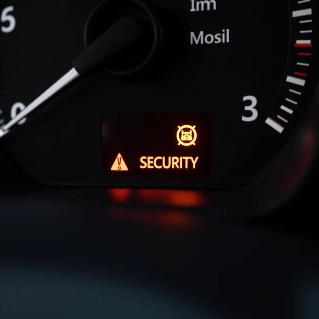 Honda CR-V dashboard with warning lights illuminated