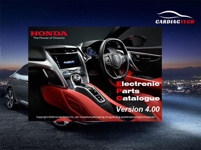 Honda EPC 2023 Electronic Parts Catalog software