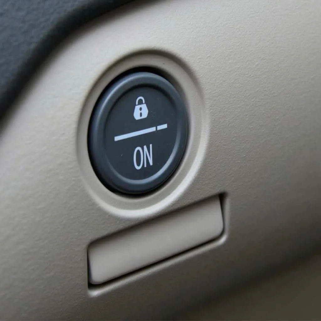 Honda Odyssey ignition with key positions highlighted