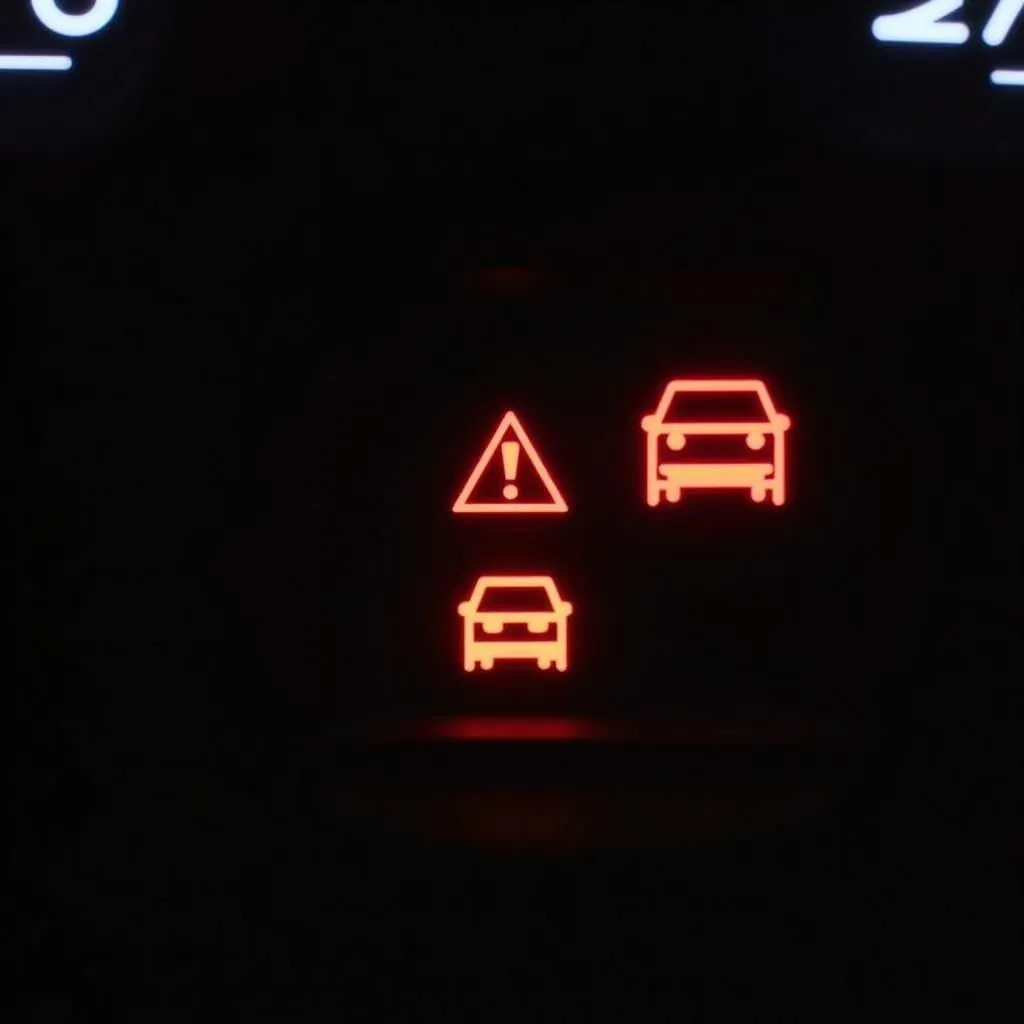 Honda Pilot dashboard with warning lights