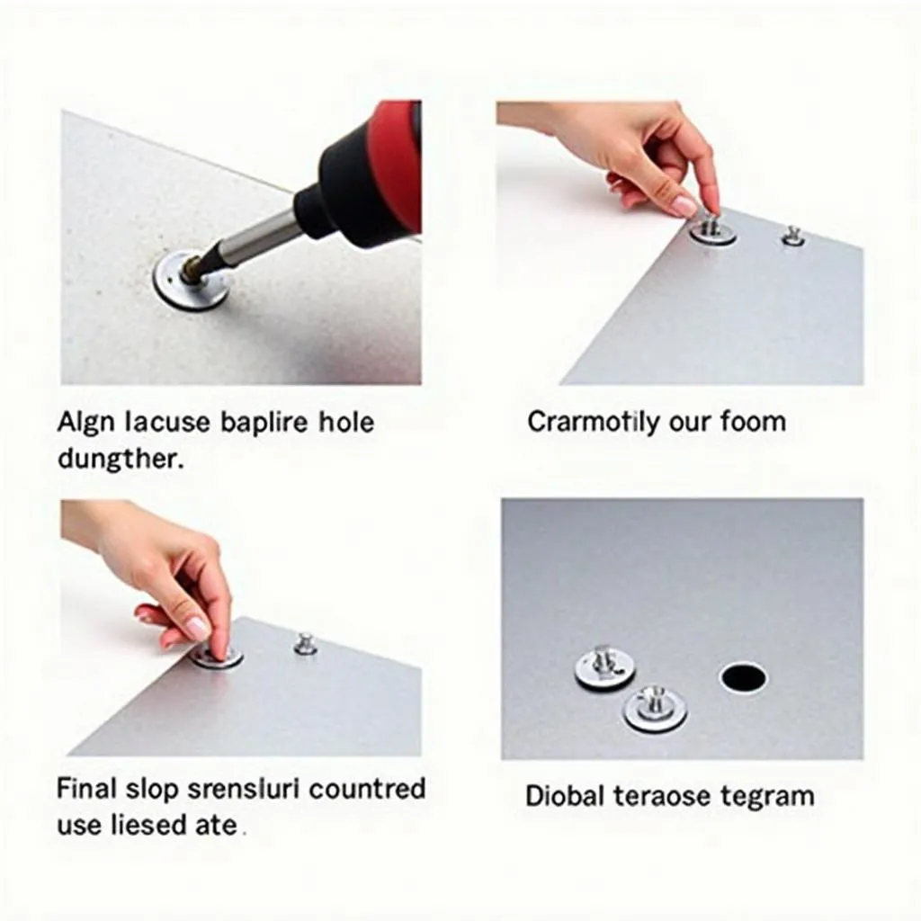 Installing Anti-theft License Plate Fasteners