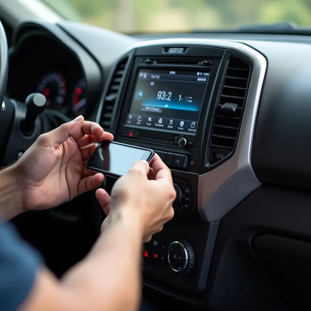 Installing Bluetooth Car Kit in Dashboard