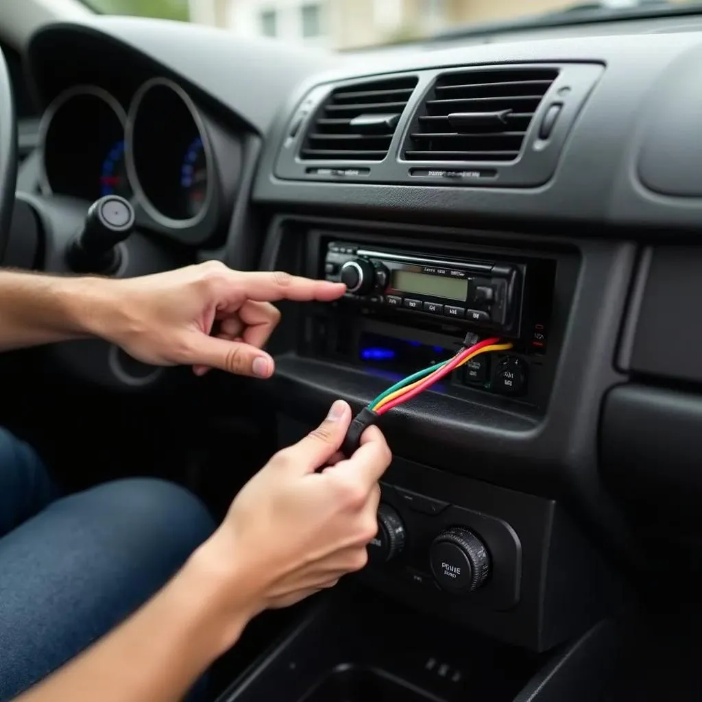 Installing Car Radio in Dashboard