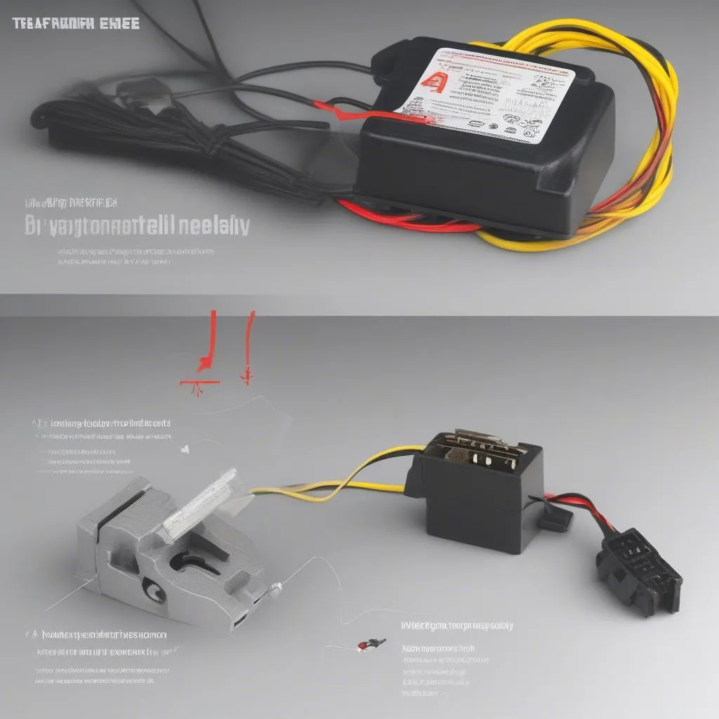 Installing the new anti-theft relay in the socket