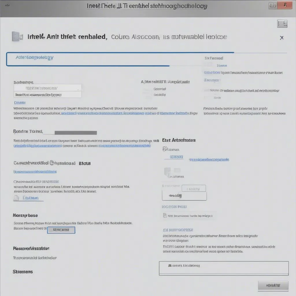 Intel Anti-Theft in BIOS Settings