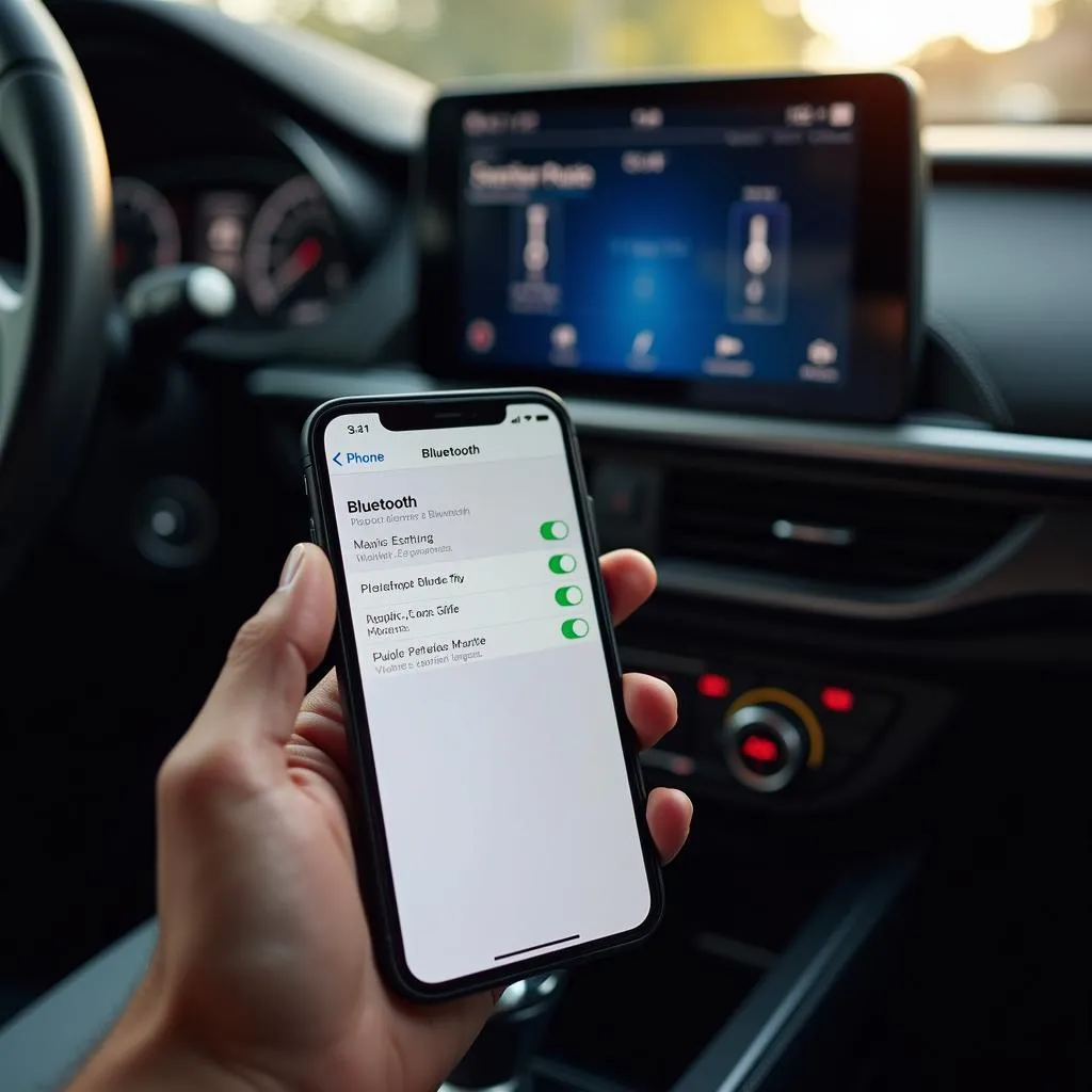 iPhone Car Bluetooth Pairing