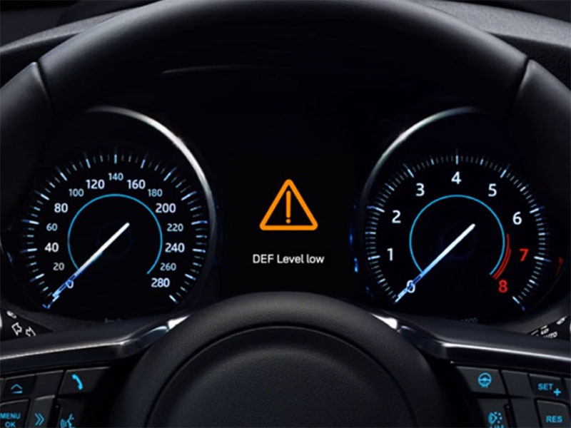 Remote Service for Jaguar XE AdBlue Warning Light Reset