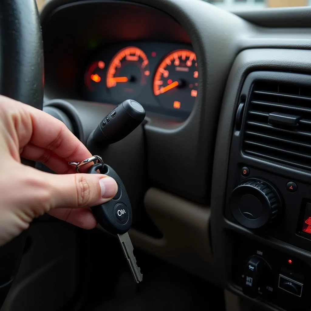 Jeep Cherokee ignition key