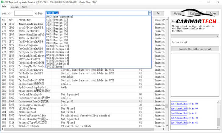 Key Features of CFF TOOL 4.9 Software