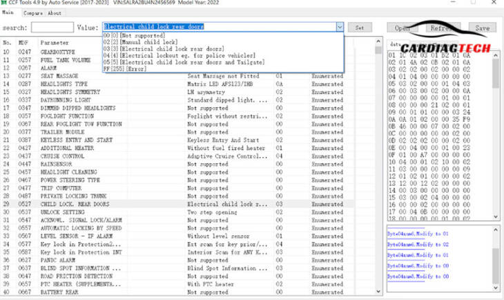 Key Features of CFF TOOL 4.9 Software