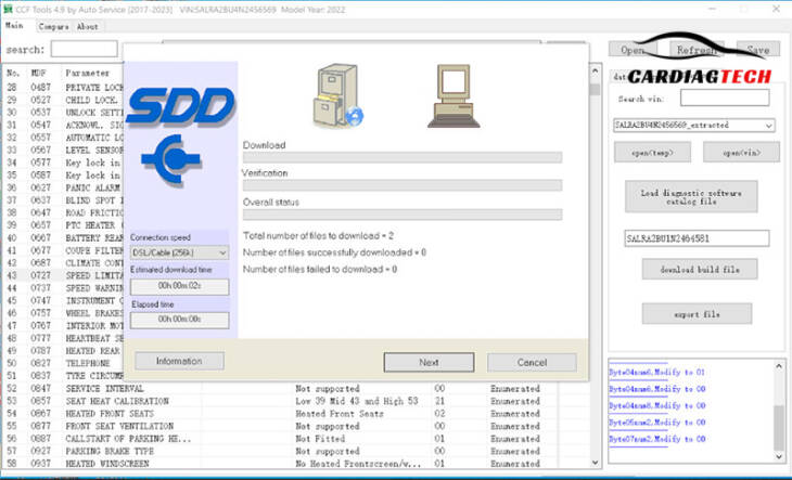 JLR CCF Tool Version 4.9 software